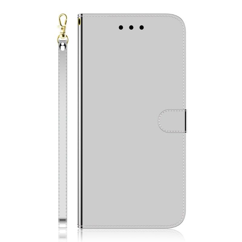 Flipové Pouzdro Na Poco X4 Pro 5G Zrcadlový Efekt Z Umělé Kůže