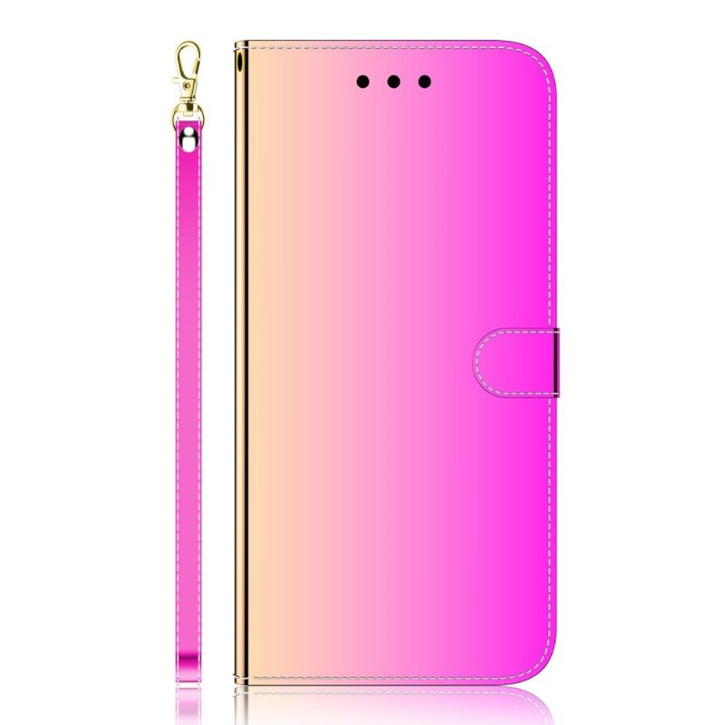 Flipové Pouzdro Na Poco X4 Pro 5G Zrcadlový Efekt Z Umělé Kůže