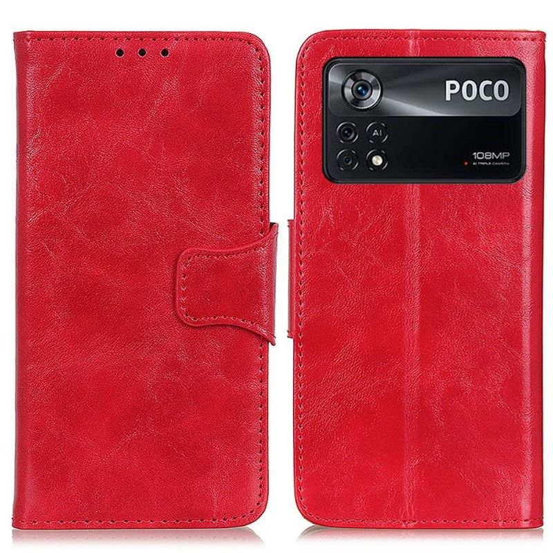 Kožené Pouzdro Folio Na Poco X4 Pro 5G Edouard Umělá Kůže