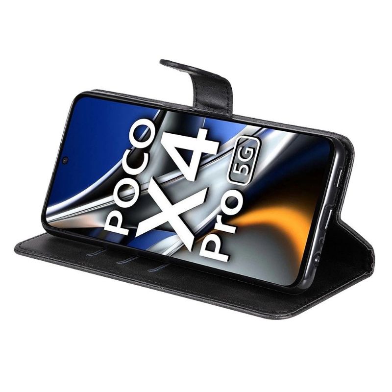Kožené Pouzdro Na Poco X4 Pro 5G Peněženkové Pouzdro Peněženka Elena