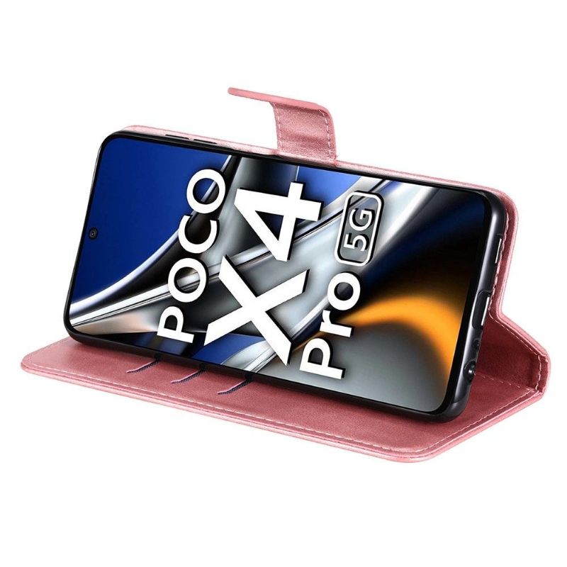 Kožené Pouzdro Na Poco X4 Pro 5G Peněženkové Pouzdro Peněženka Elena