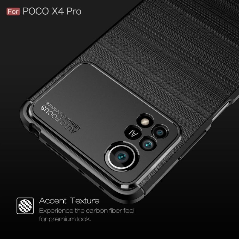Kryt Na Poco X4 Pro 5G Flexibilní Štětcový Efekt