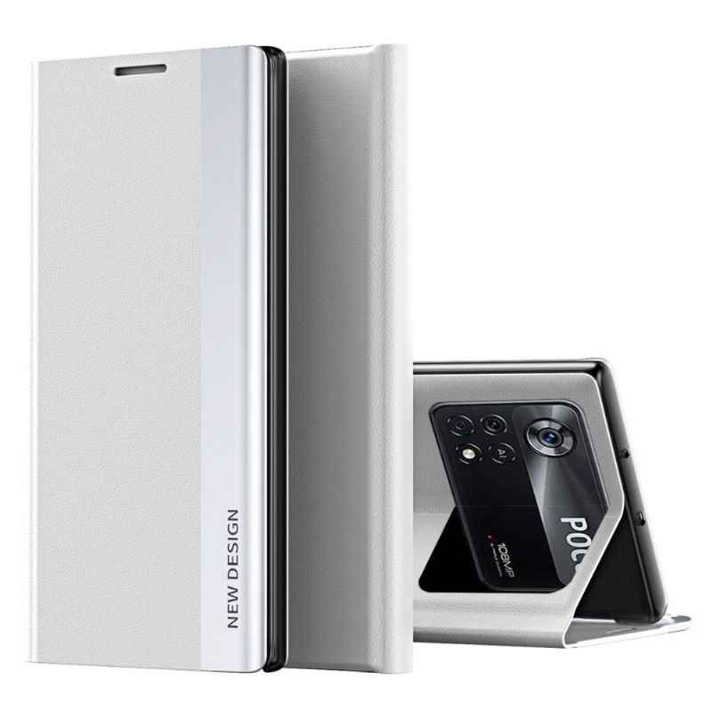 Pouzdra Na Poco X4 Pro 5G Obchodní Magnet S Koženým Efektem