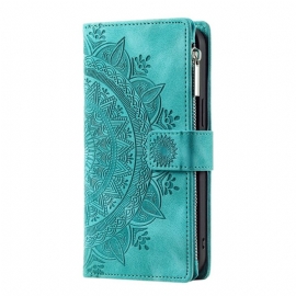 Kožený Kryt Google Pixel 9 Efekt Mandala Suede