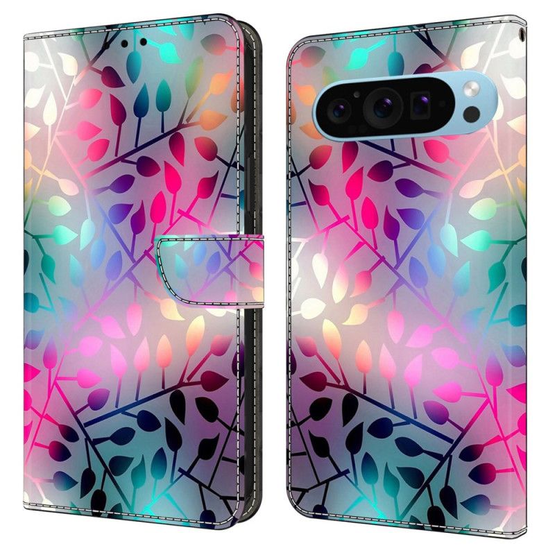 Kožený Kryt Google Pixel 9 Javorové Listy