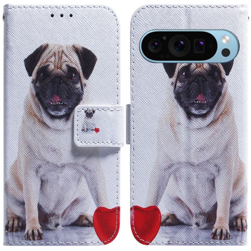 Kožený Kryt Google Pixel 9 Mops Pes