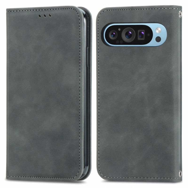 Kožený Kryt Google Pixel 9 Retro Kožený Efekt