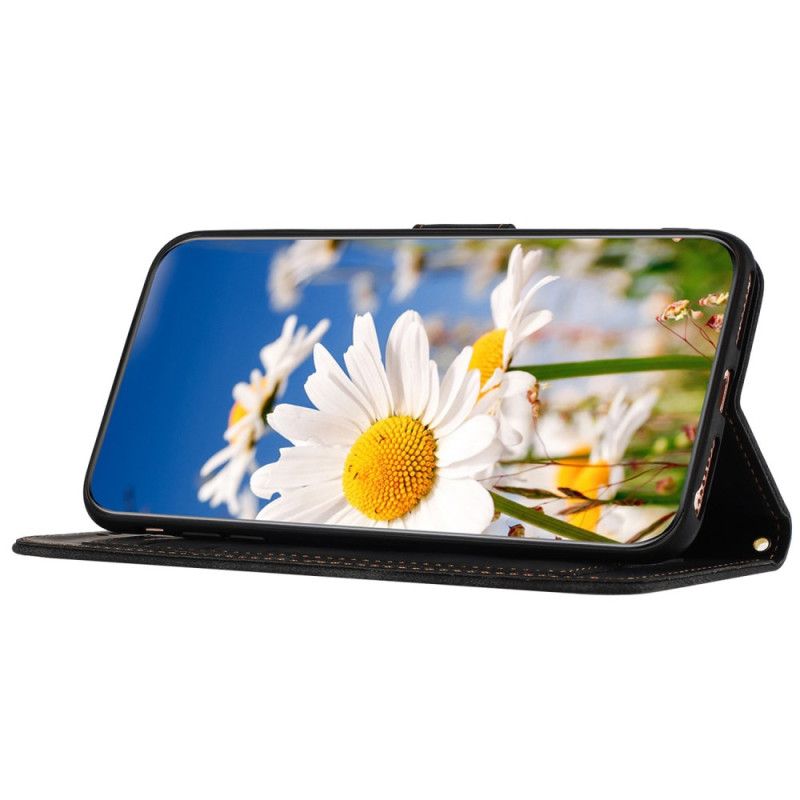 Kožený Kryt Na Google Pixel 9 Květinový Pásek