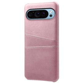 Kryt Google Pixel 9 Kožený Držák Karet S Efekty