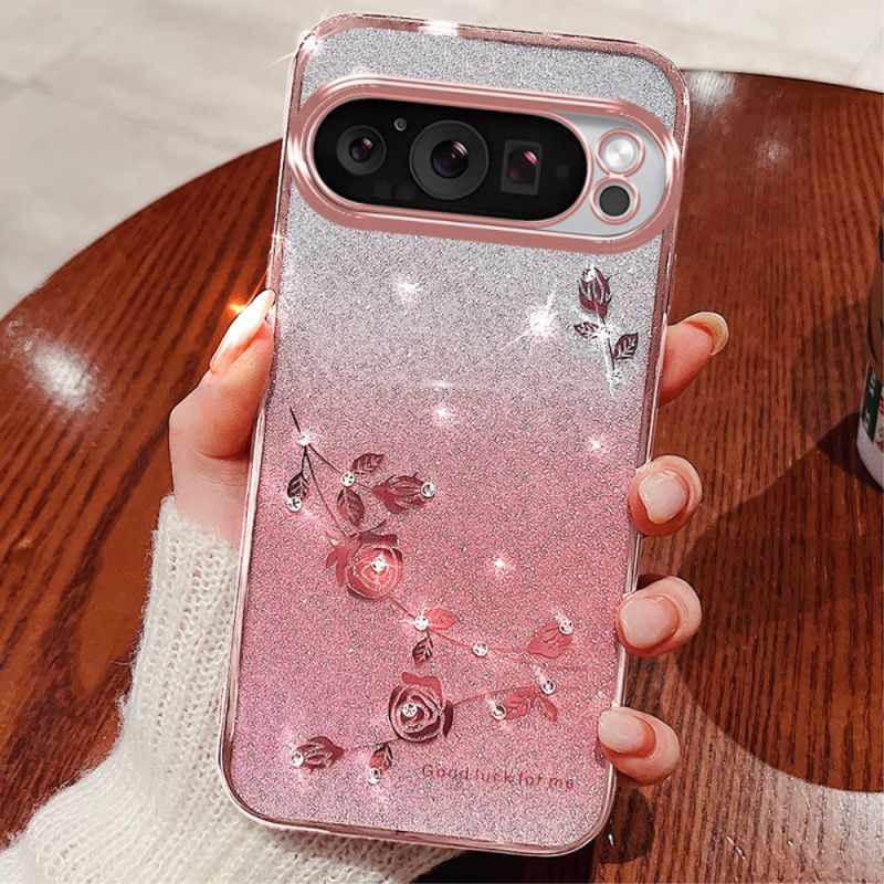 Kryt Google Pixel 9 Květiny A Kamínky Kadem