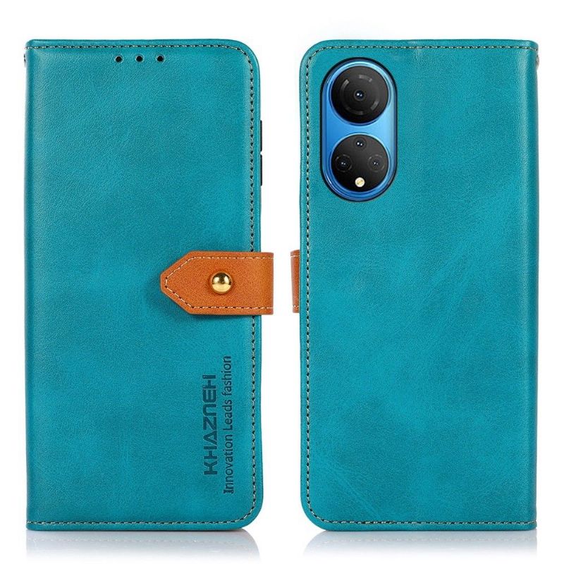 Kožené Pouzdro Na Honor X7 Khazneh Bicolor Umělá Kůže