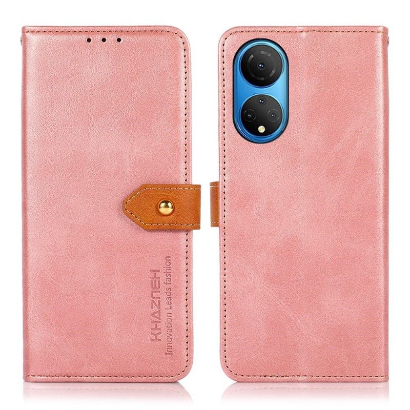 Kožené Pouzdro Na Honor X7 Khazneh Bicolor Umělá Kůže