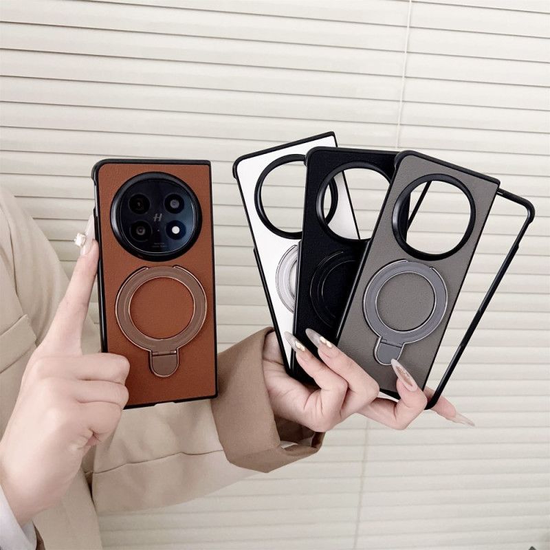 Kryt Na Oppo Find N5 Průhledný Kroužek Z Umělé Kůže Držák