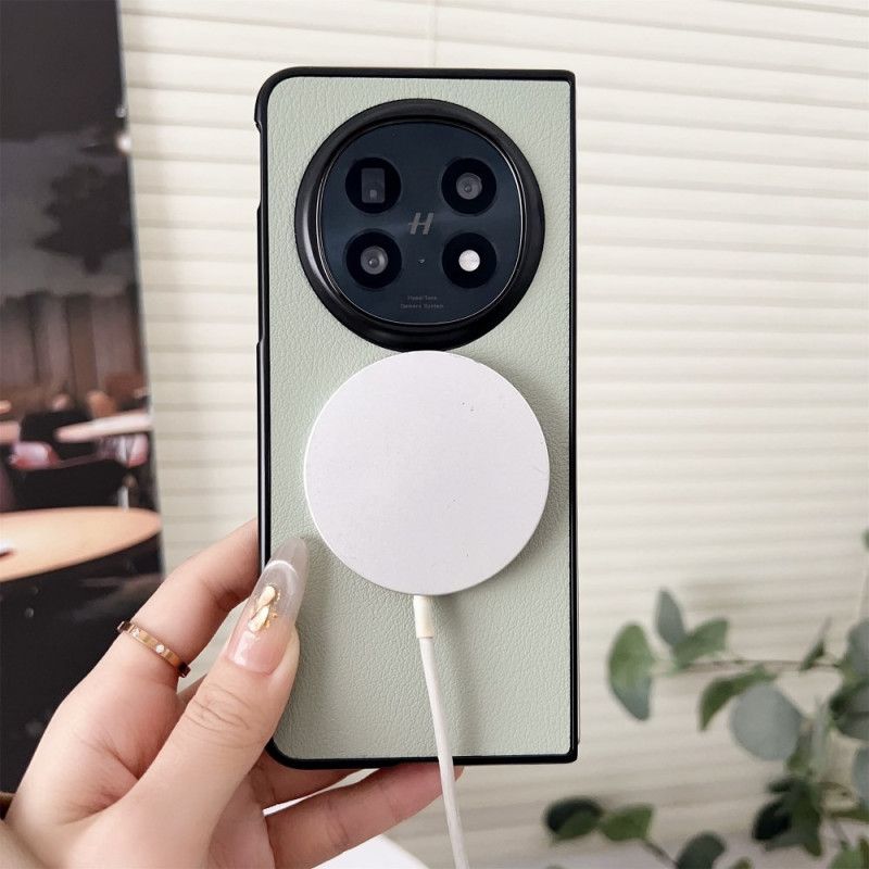 Kryt Oppo Find N5 Kryty Na Mobil Kožený Efekt Kompatibilní S Magsafe