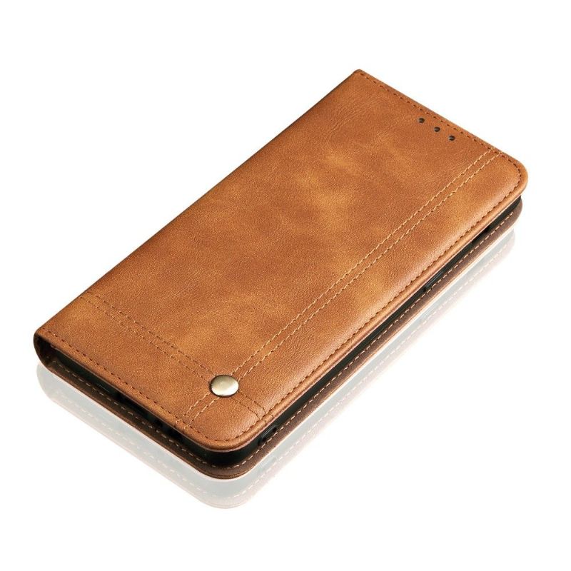 Flipové Pouzdro Na Xiaomi Mi Note 10 / 10 Pro Držák Karet Z Nebeské Umělé Kůže