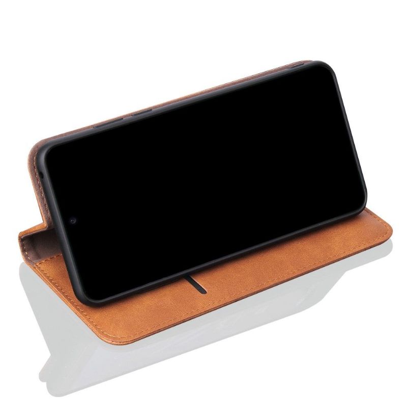 Flipové Pouzdro Na Xiaomi Mi Note 10 / 10 Pro Držák Karet Z Nebeské Umělé Kůže