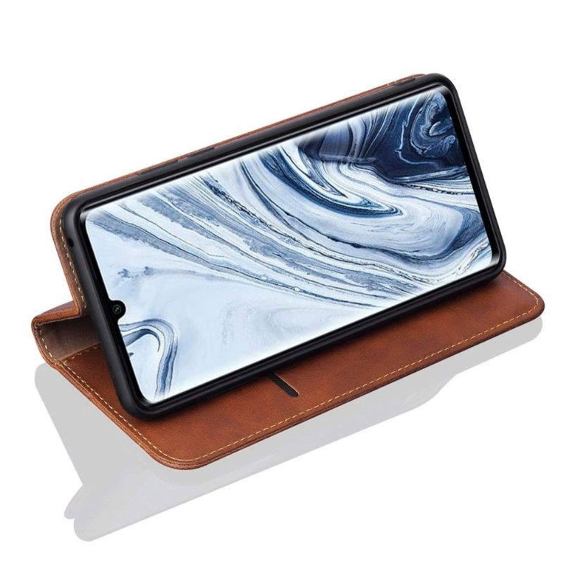 Flipové Pouzdro Na Xiaomi Mi Note 10 / 10 Pro Držák Karet Z Nebeské Umělé Kůže