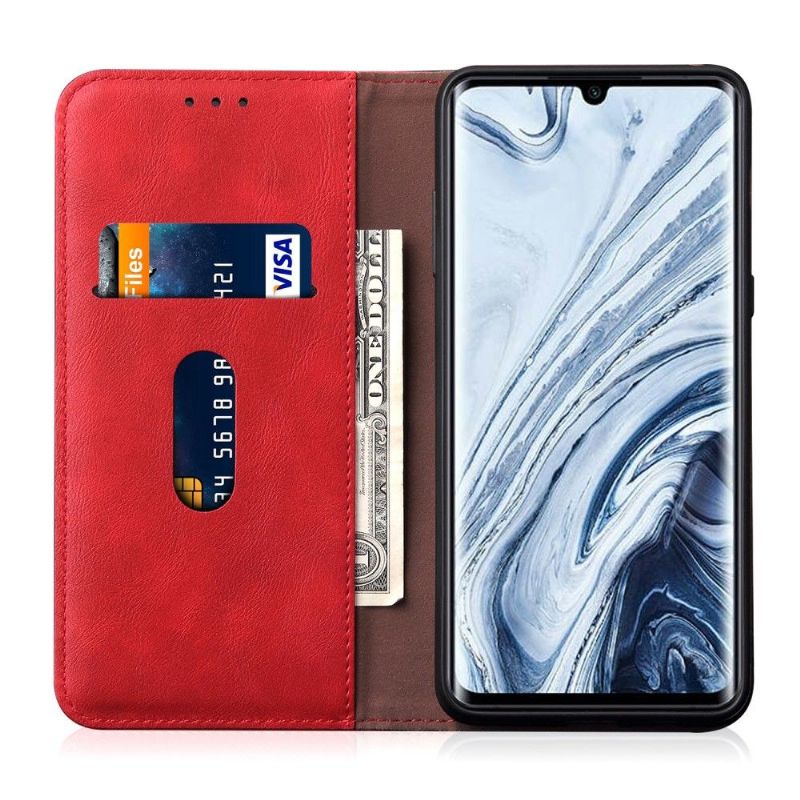 Flipové Pouzdro Na Xiaomi Mi Note 10 / 10 Pro Držák Karet Z Nebeské Umělé Kůže