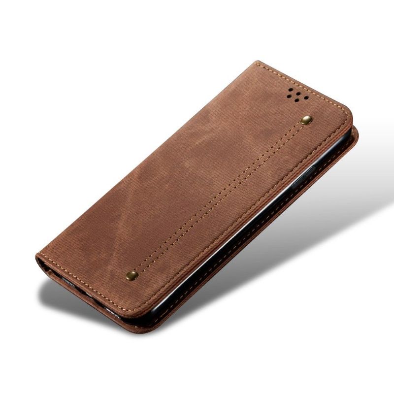 Flipové Pouzdro Na Xiaomi Mi Note 10 / 10 Pro Džíny Ve Stylu Umělé Kůže