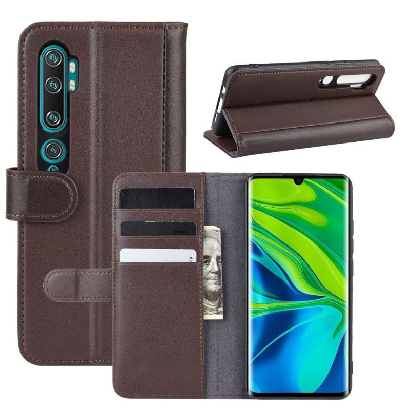 Flipové Pouzdro Na Xiaomi Mi Note 10 / 10 Pro Prémiová Kůže