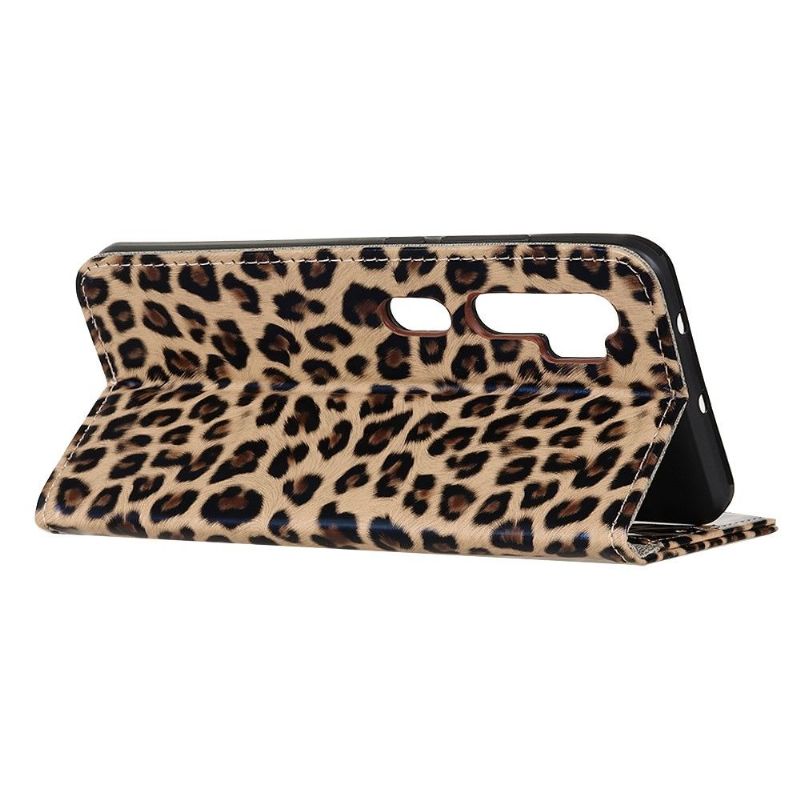 Kožené Pouzdro Na Xiaomi Mi Note 10 / 10 Pro Kůže Ve Stylu Leoparda
