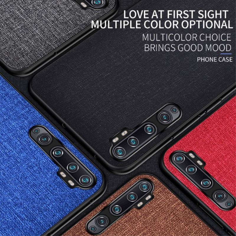 Kryt Na Xiaomi Mi Note 10 / 10 Pro Látkový Efekt
