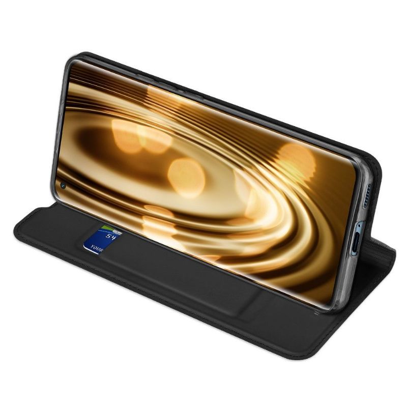 Flipové Pouzdro Na Xiaomi Mi 11 Obchodní Saténový Efekt