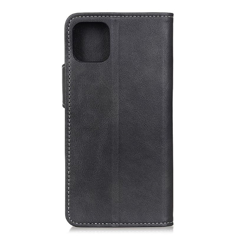 Flipové Pouzdro Na Xiaomi Mi 11 Odkryté Švy Ve Tvaru S