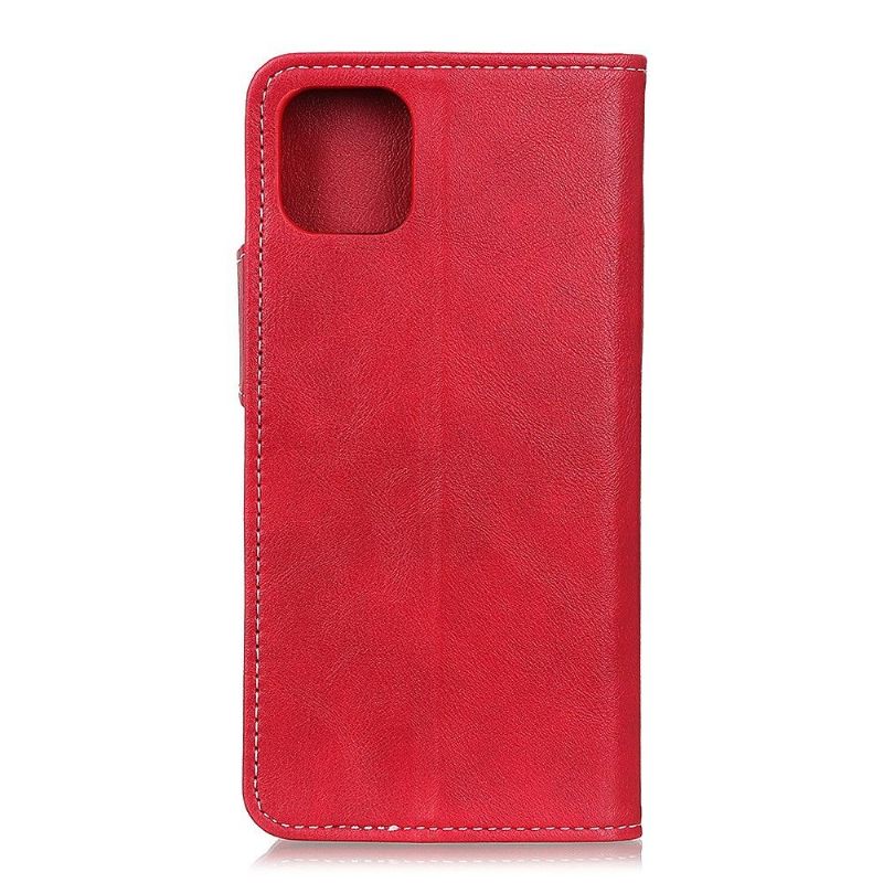 Flipové Pouzdro Na Xiaomi Mi 11 Odkryté Švy Ve Tvaru S