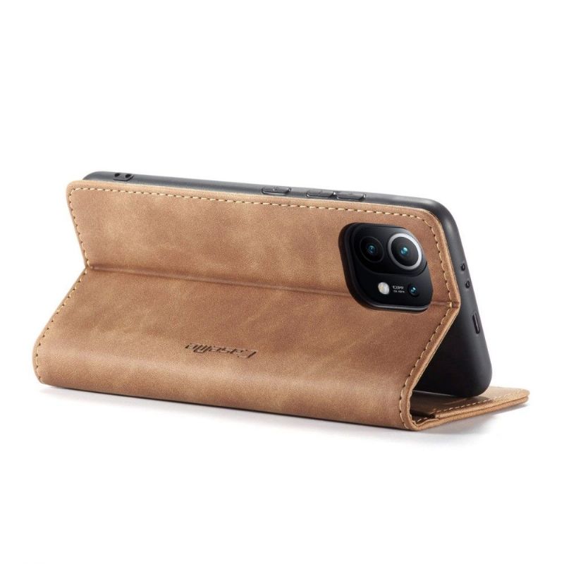 Flipové Pouzdro Na Xiaomi Mi 11 Retro Golias Z Imitace Kůže
