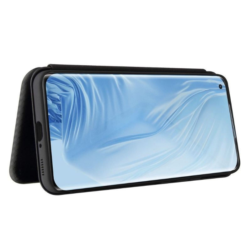 Flipové Pouzdro Na Xiaomi Mi 11 Umělá Kůže Ve Stylu Uhlíkových Vláken