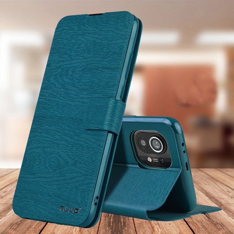 Kožené Pouzdro Na Xiaomi Mi 11 Efekt Kůry Alivo Z Umělé Kůže