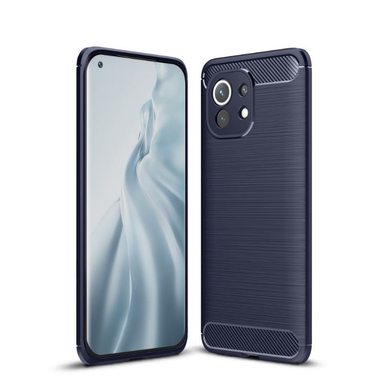 Kryt Na Xiaomi Mi 11 Flexibilní Kartáčovaný Efekt