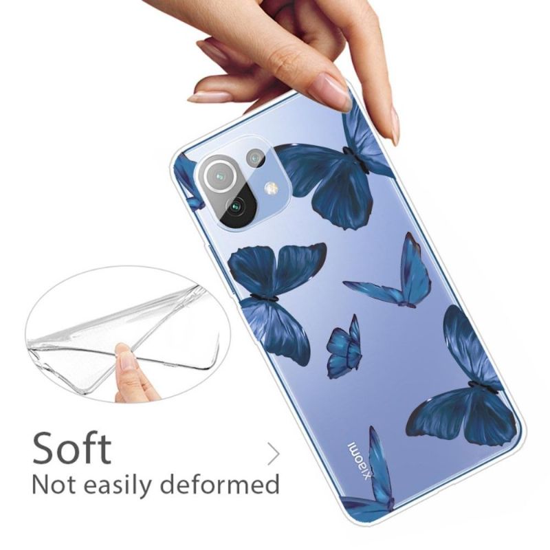 Kryt Na Xiaomi Mi 11 Modrí Motýli