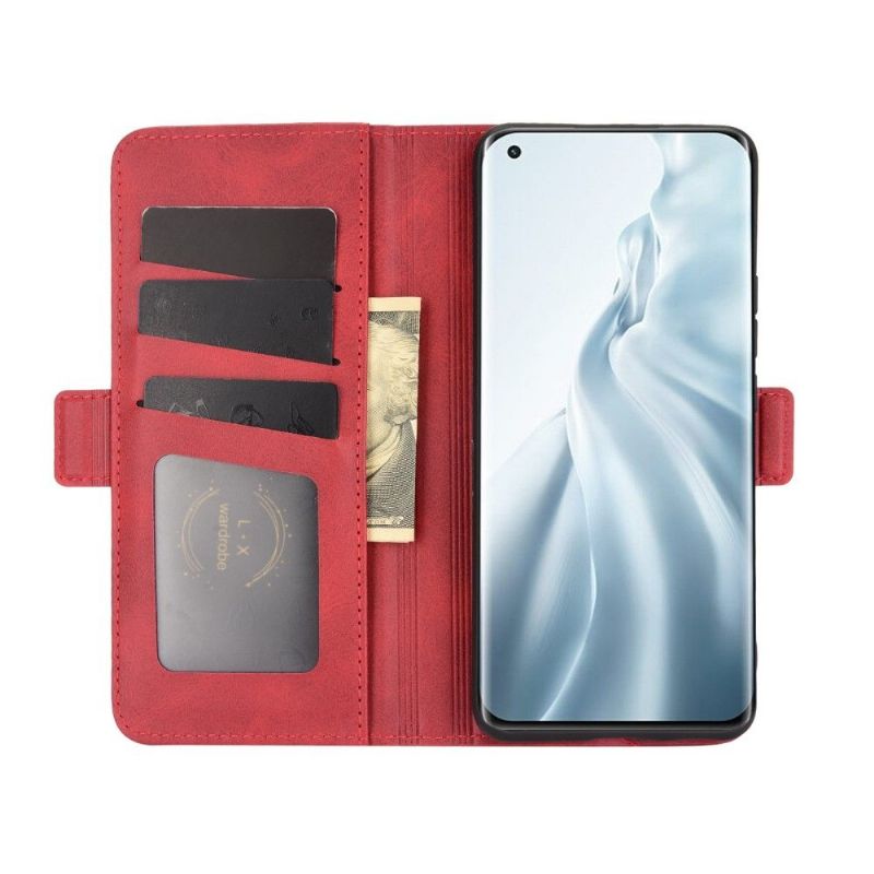 Pouzdra Na Xiaomi Mi 11 Peněženkové Pouzdro Matný Kryt Z Umělé Kůže
