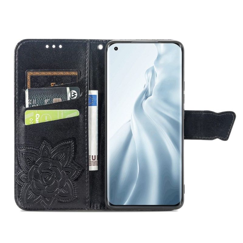 Pouzdra Na Xiaomi Mi 11 Reliéfní Motýl