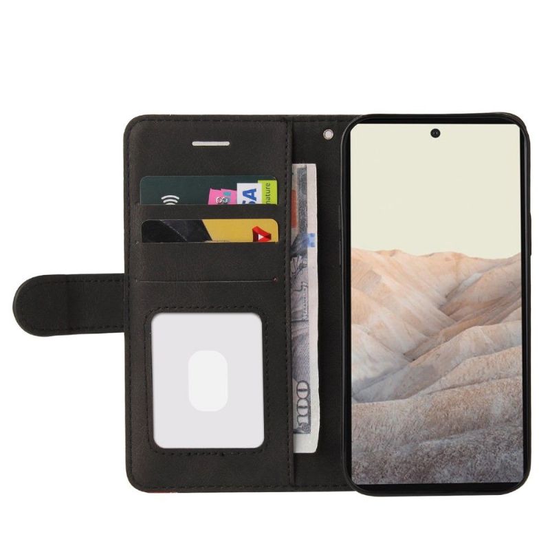 Flipové Pouzdro Na Google Pixel 6 Dvoubarevné Umělecké