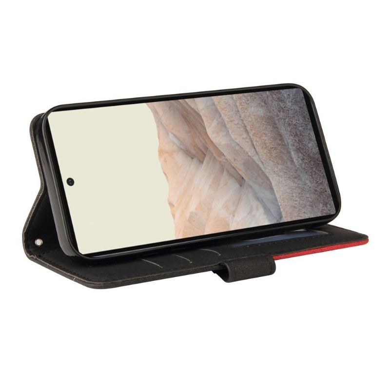 Flipové Pouzdro Na Google Pixel 6 Dvoubarevné Umělecké
