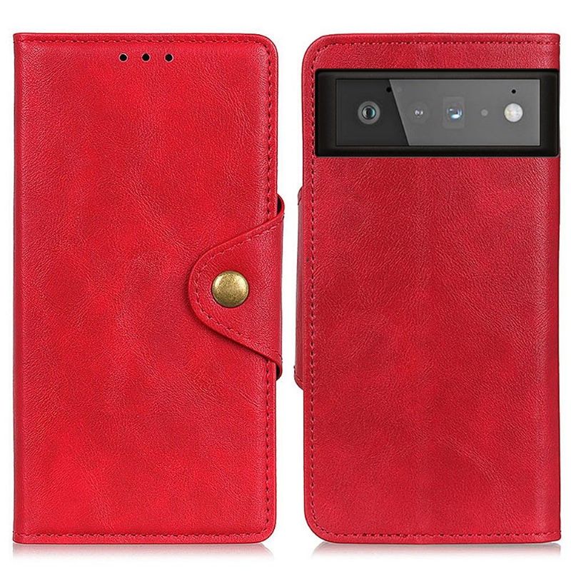 Flipové Pouzdro Na Google Pixel 6 Full Protect Matná Umělá Kůže