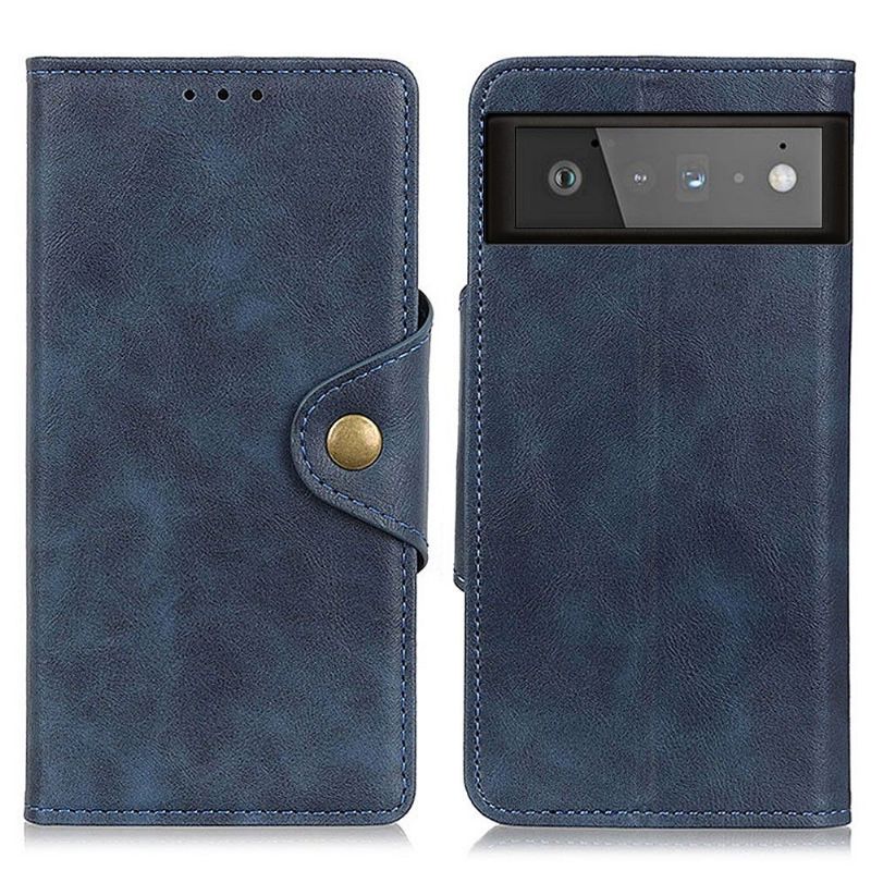 Flipové Pouzdro Na Google Pixel 6 Full Protect Matná Umělá Kůže