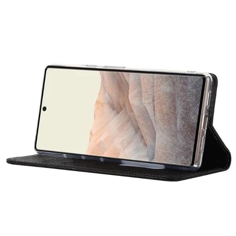 Flipové Pouzdro Na Google Pixel 6 Kožené Pouzdro Držák Karty Blue Moon Flap