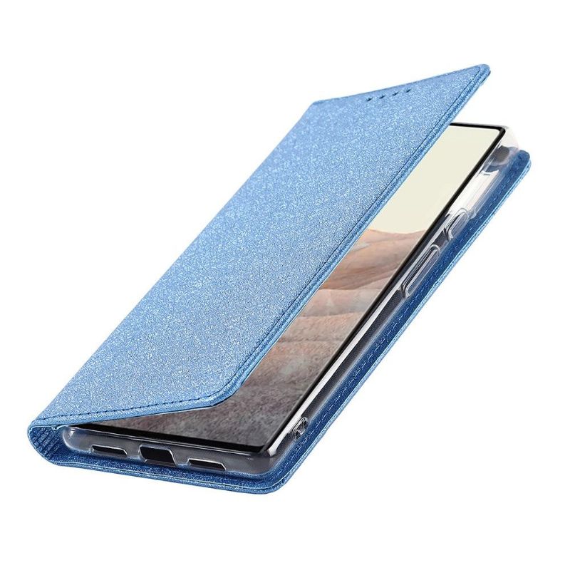 Flipové Pouzdro Na Google Pixel 6 Kožené Pouzdro Držák Karty Blue Moon Flap