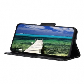 Flipové Pouzdro Na Google Pixel 6 Kožené Pouzdro Funkce Stojanu Z Umělé Kůže