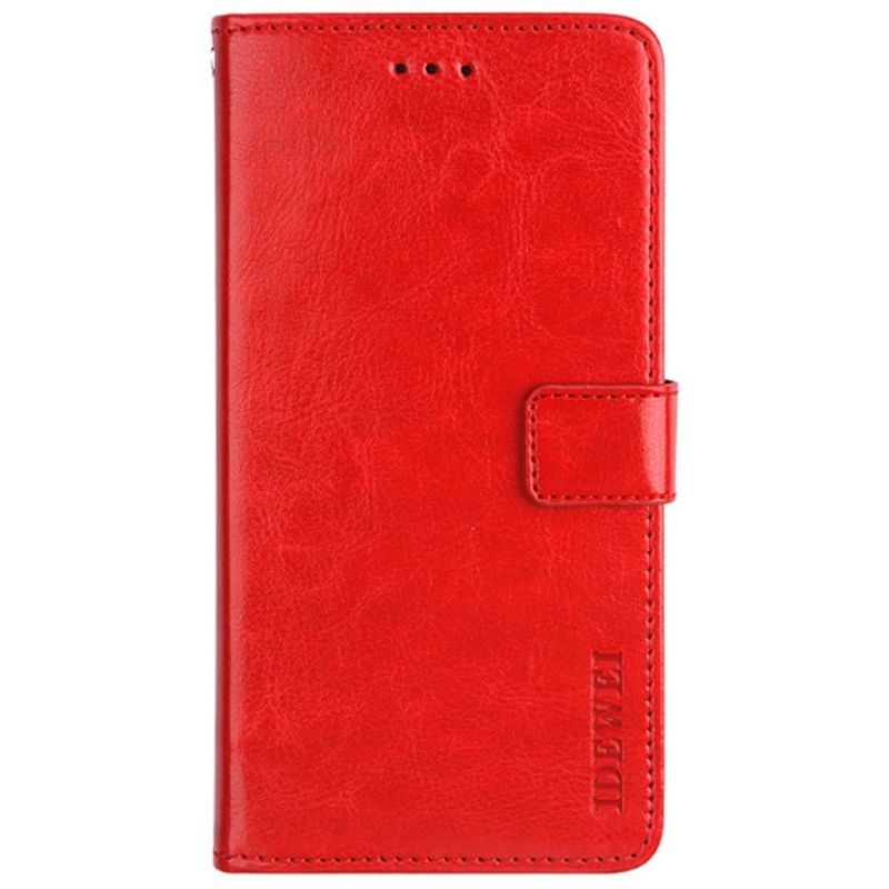 Flipové Pouzdro Na Google Pixel 6 Kožené Pouzdro Kožený Efekt Idewei Folio