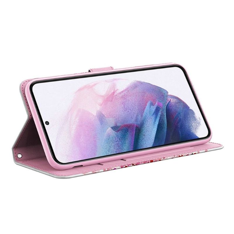 Flipové Pouzdro Na Google Pixel 6 Květinový Strom