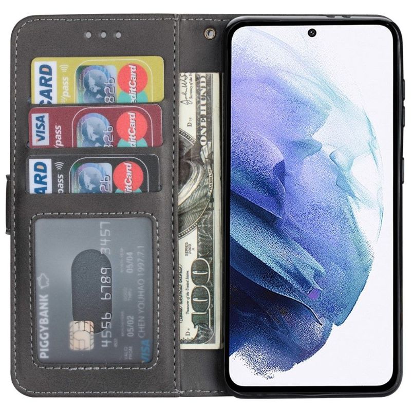 Flipové Pouzdro Na Google Pixel 6 Peněženkové Pouzdro Na Lana Umělá Kůže
