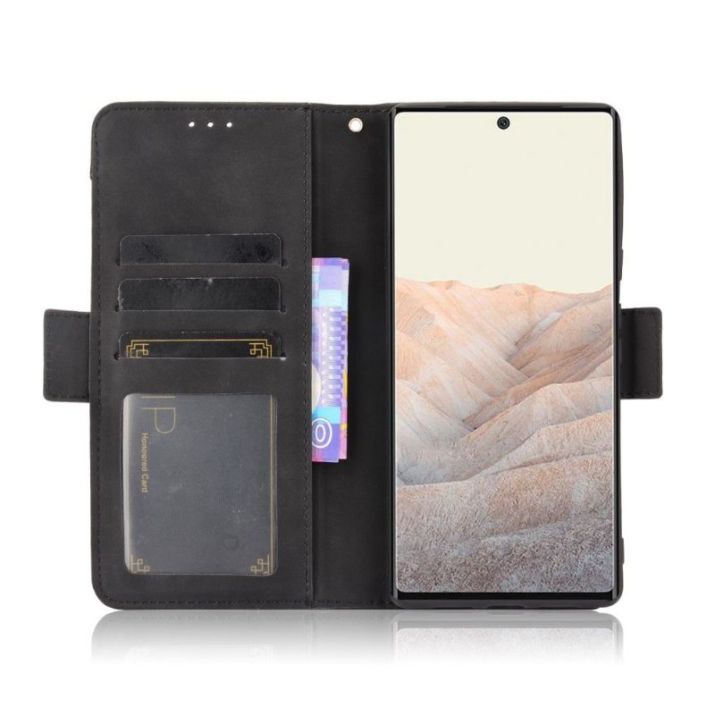 Flipové Pouzdro Na Google Pixel 6 Premium S Držitelem Karty