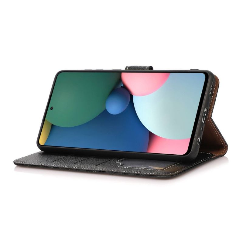 Flipové Pouzdro Na Google Pixel 6 Zrnité Umělé Kůže