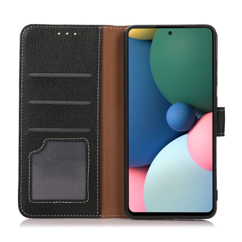 Flipové Pouzdro Na Google Pixel 6 Zrnité Umělé Kůže