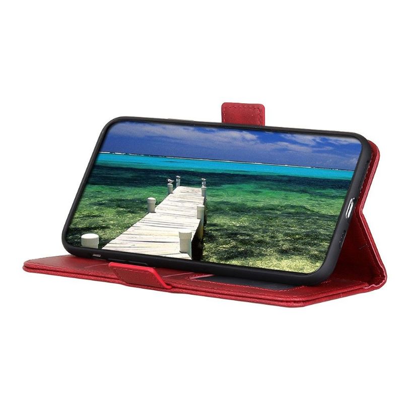 Kožené Pouzdro Folio Na Google Pixel 6 Peněženkové Pouzdro Matná Umělá Kůže